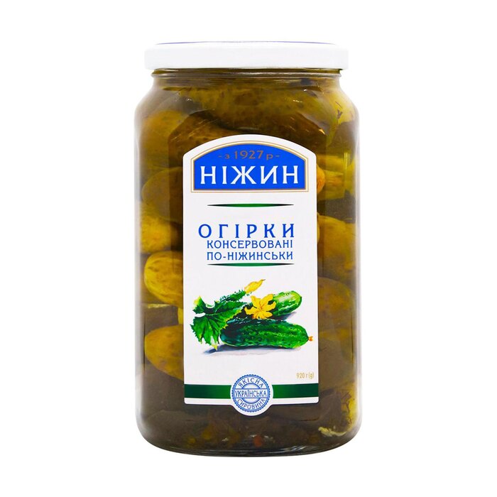 Огірки квашені, 720 мл