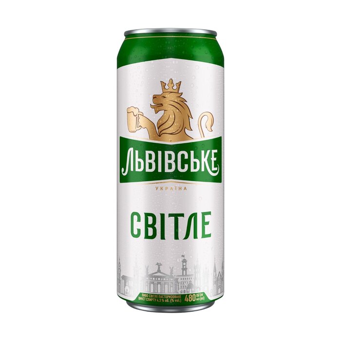 Пиво «Львівське» світле, 0,5 л